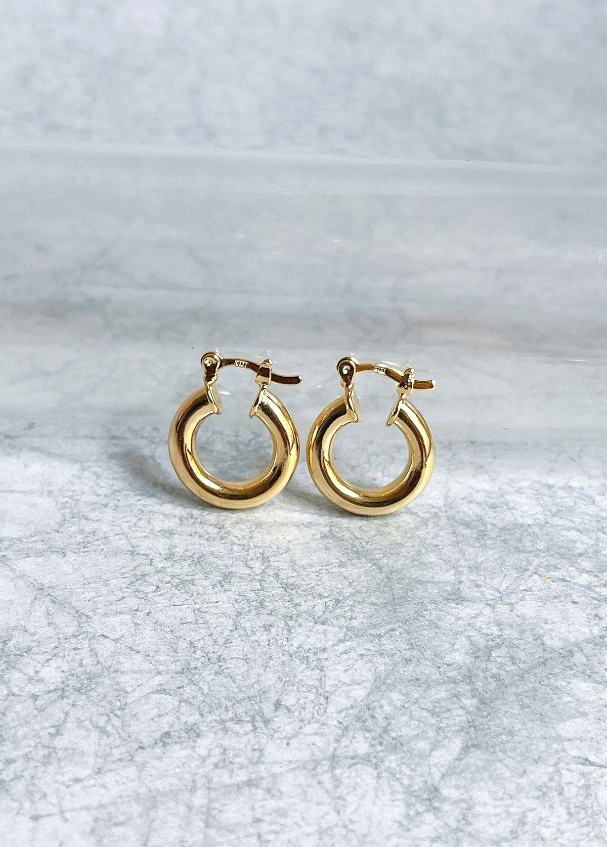 Candonga Tubo S en oro laminado 18k