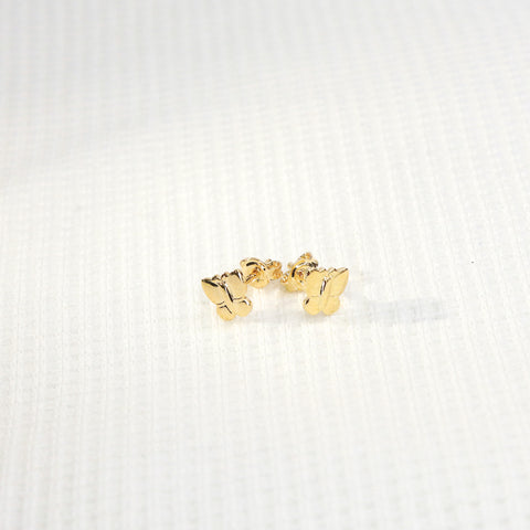 Topo Mariposa en oro laminado 18K