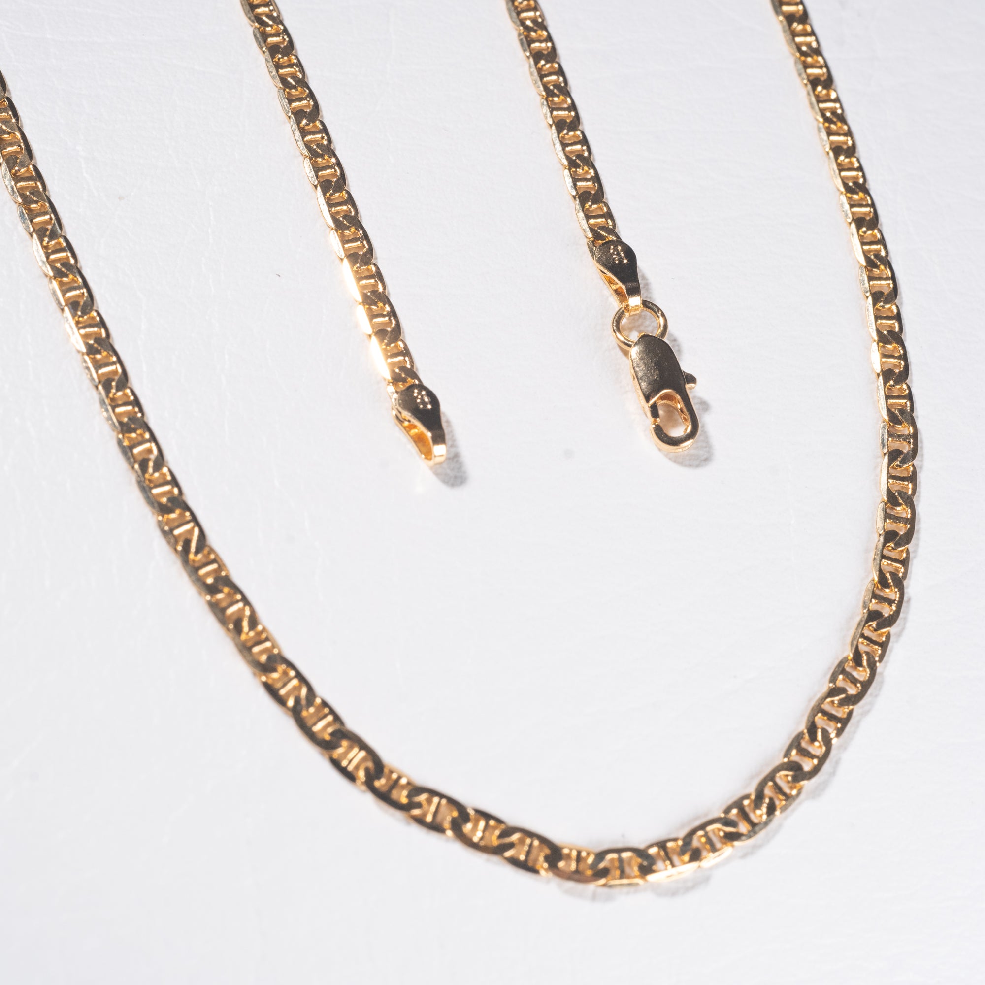 Cadena Banana 4 en Oro laminado 18k para Dama