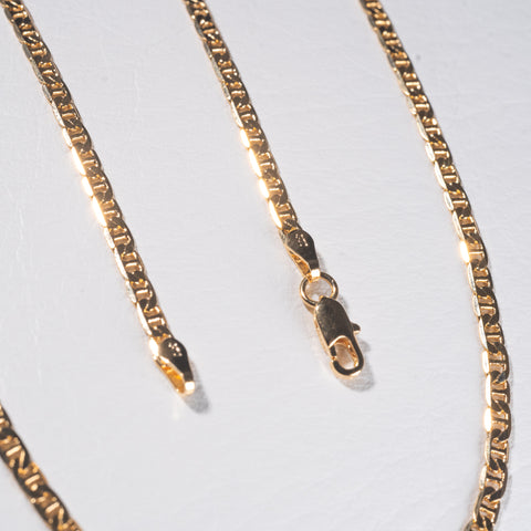 Cadena Banana 4 en Oro laminado 18k para Dama