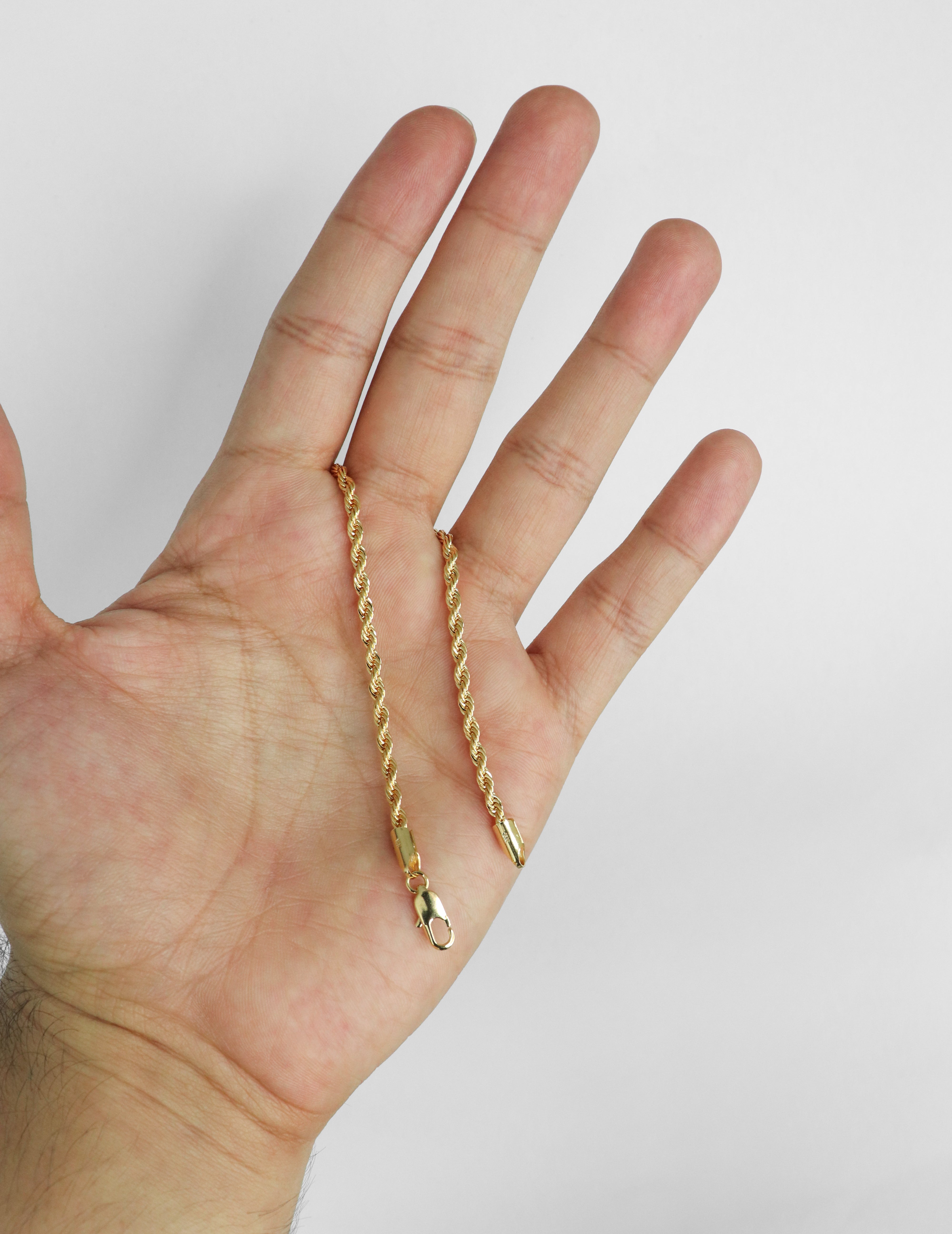 Pulsera Tejido cordón en Oro laminado 18k para caballero