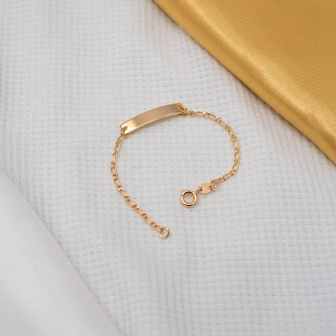 Pulsera esclava en Oro laminado 18k para niño