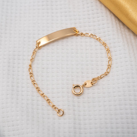 Pulsera esclava en Oro laminado 18k para niño