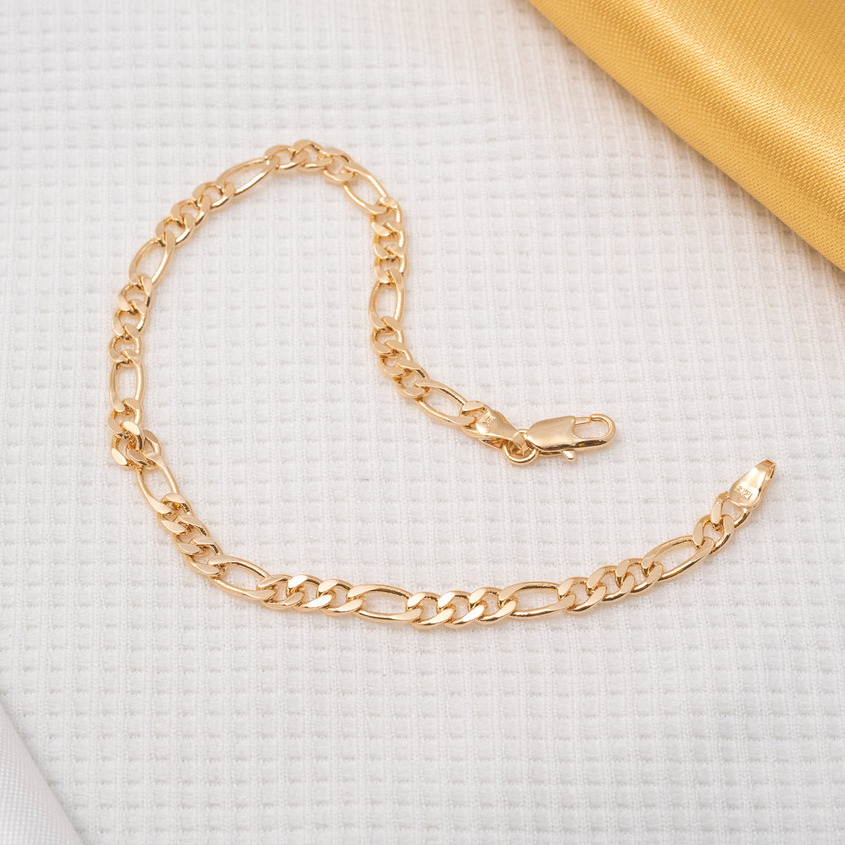 Pulsera 3X1 en Oro laminado 18k para caballero