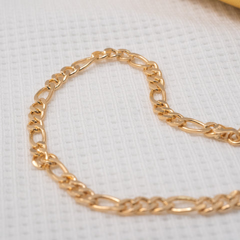 Pulsera 3X1 en Oro laminado 18k para caballero