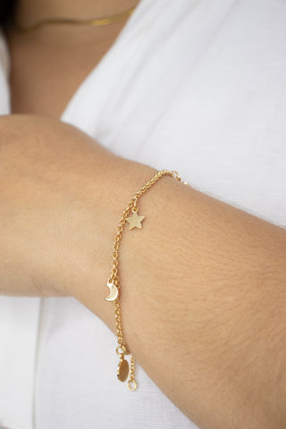 Pulsera Cielo en Oro laminado 18k para Dama