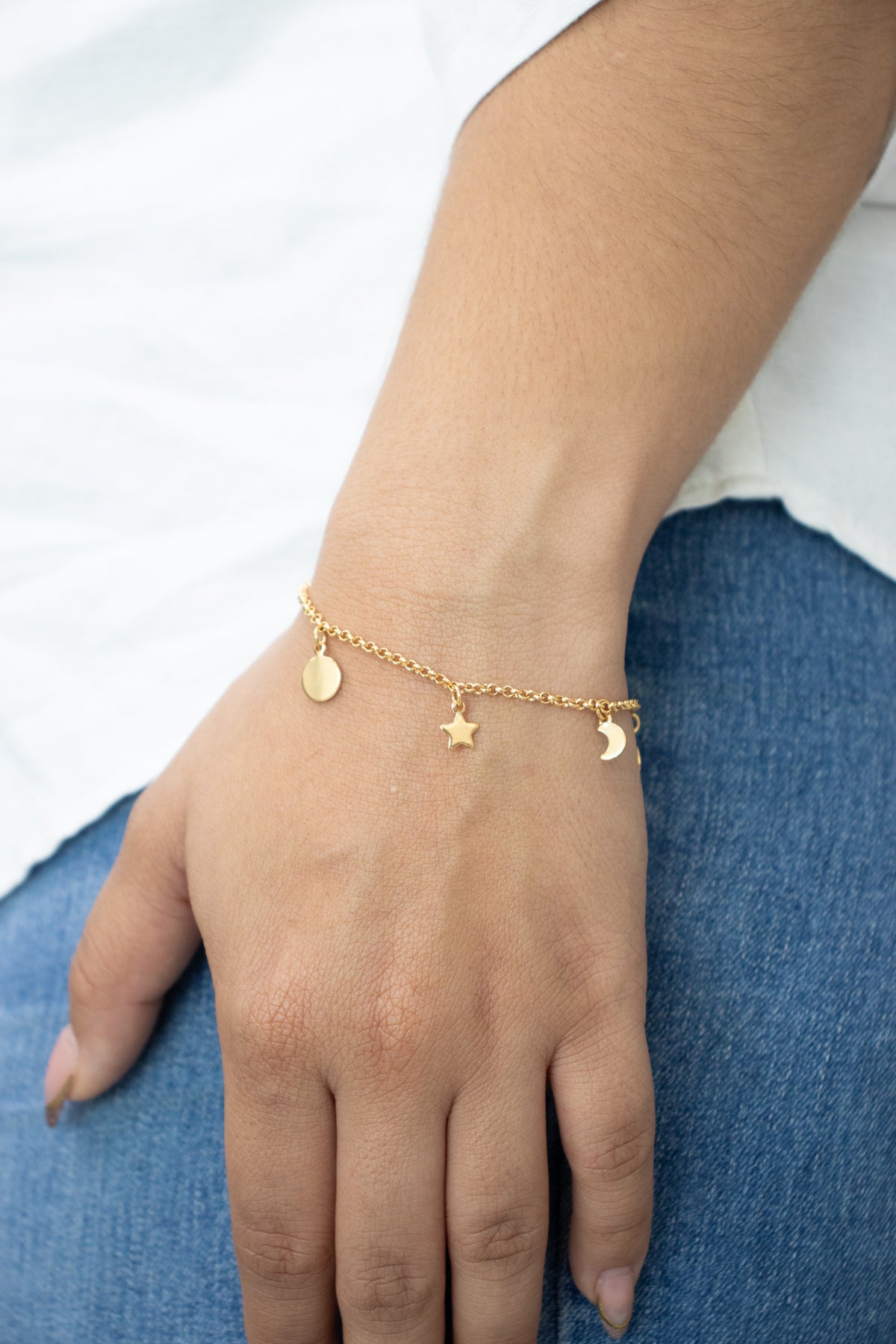 Pulsera Cielo en Oro laminado 18k para Dama