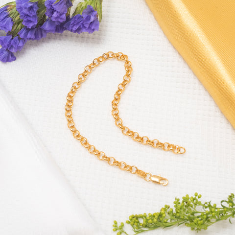 Pulsera ojitos en Oro laminado 18k para Dama